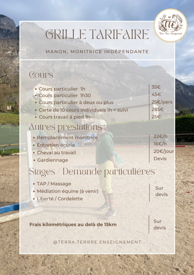 Monitrice d&rsquo;&eacute;quitation ind&eacute;pendante - R&eacute;gion Ain-Sud 