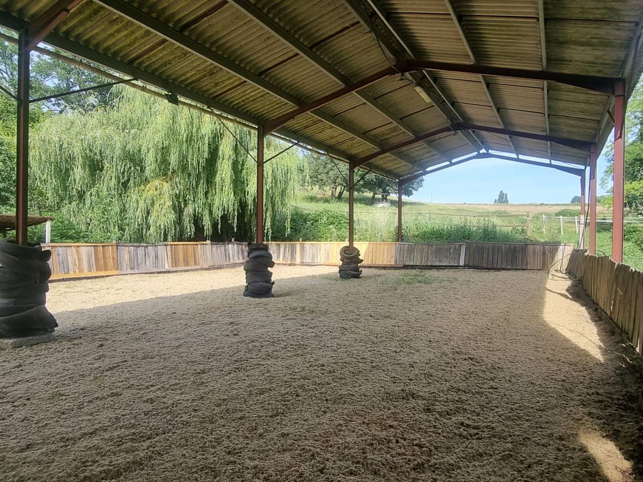 A 10 min de N&eacute;rac, sur plus de 4 hectares, propri&eacute;t&eacute;
