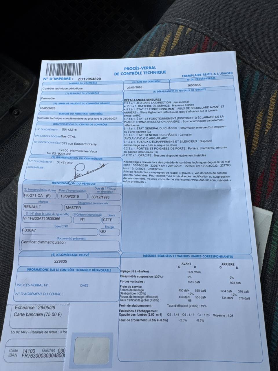Camion 2 chevaux ct ok 
