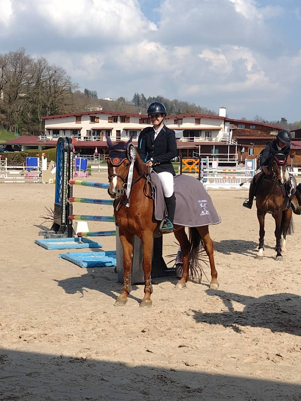 Hickstead d'Eskame, hongre, 9 ans, 147 cm &agrave; la toise