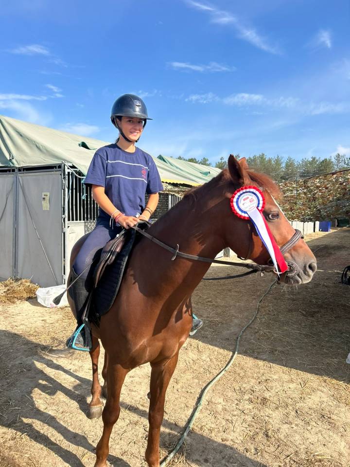 Hickstead d'Eskame, hongre, 9 ans, 147 cm &agrave; la toise
