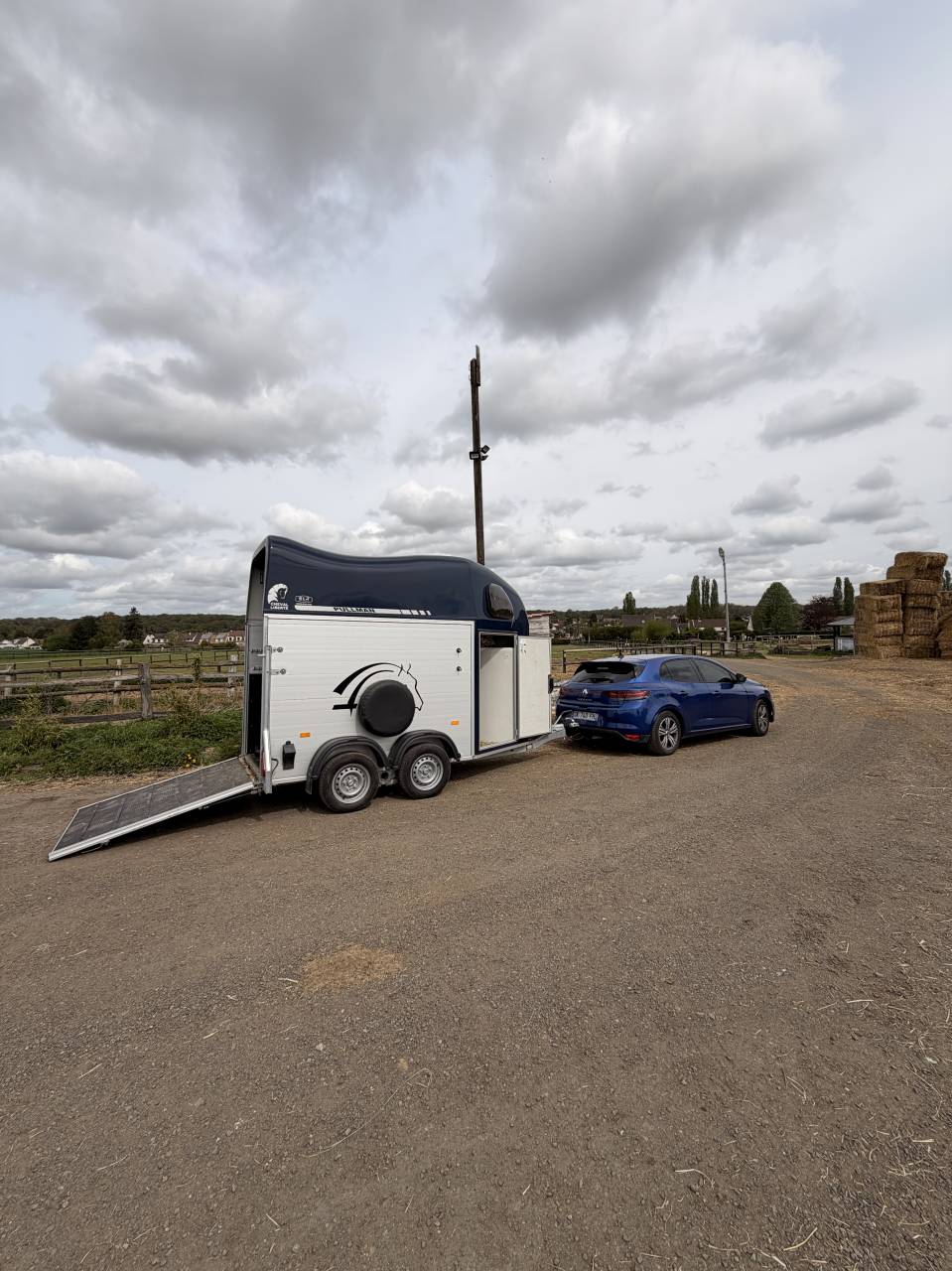 Location de van 1 place et demi - Transport de chevaux 