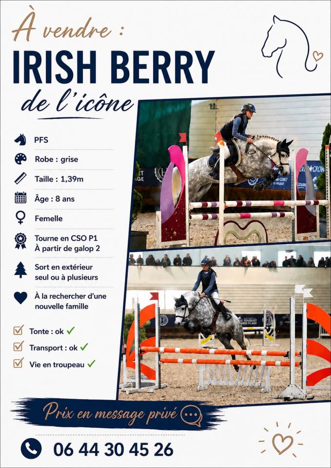 Ponette PFS de 8 ans