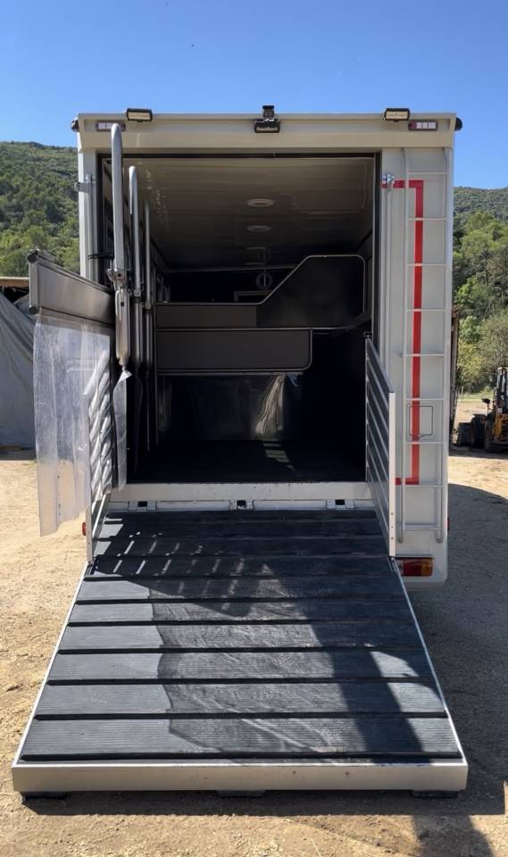 Camion chevaux 7 places avec home car