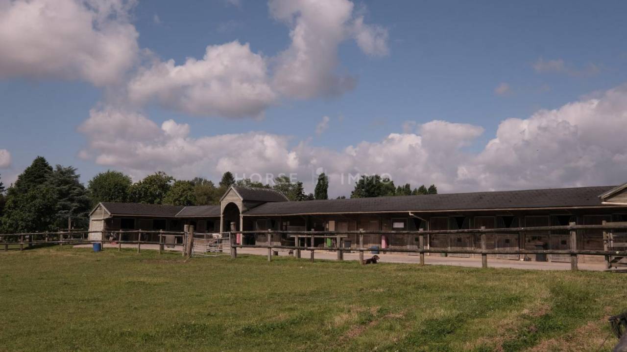 Structure &eacute;questre de qualit&eacute; avec revenus locatifs Puchay 27