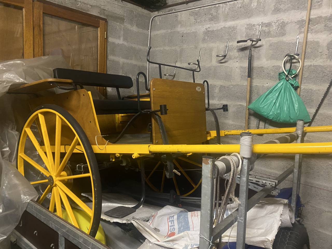 Attelage Type anglais - 1 cheval + harnais complet cuir