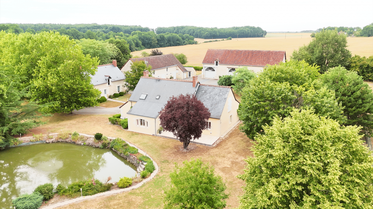Propri&eacute;t&eacute; avec parc, deux maisons, d&eacute;pendances