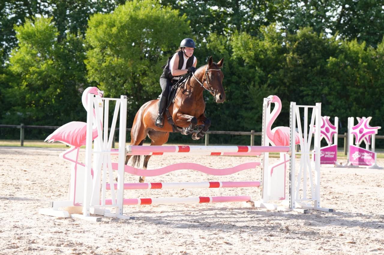Ponette 9ans gagnante Cso P1 et Hunter am4