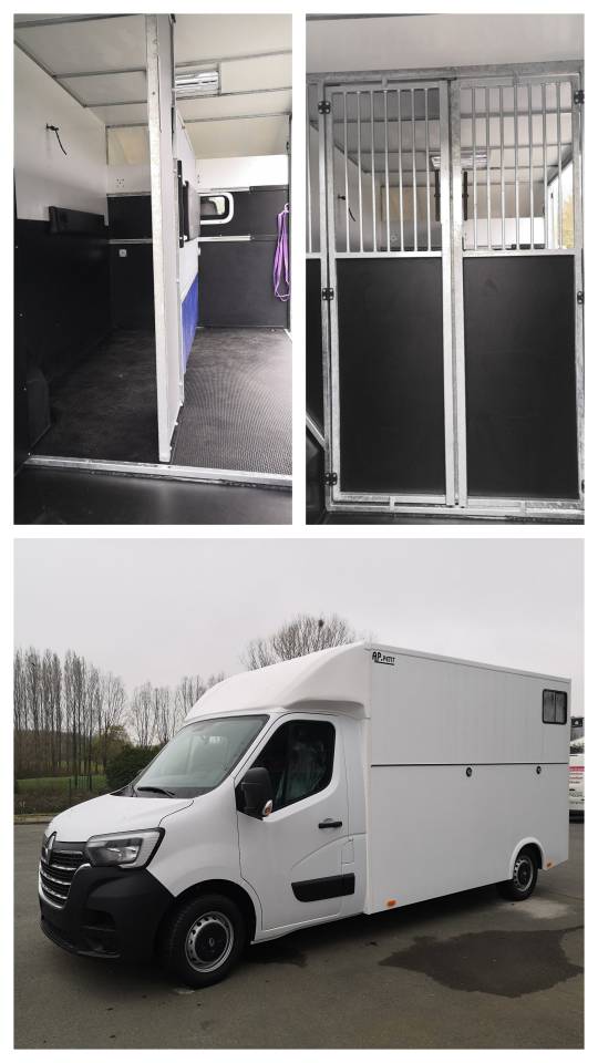 Camion  vl 2 chevaux t&egrave;tes arri&egrave;res version stalles