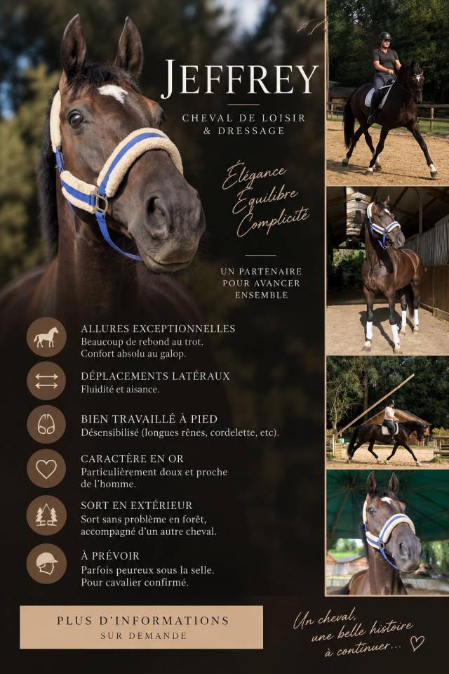 Hongre KWPN dressage haut niveau 12 ans