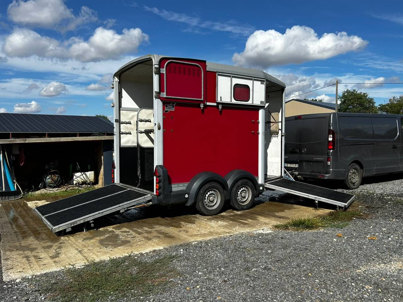 Ifor Williams HB511 2 places - Grand mod&egrave;le