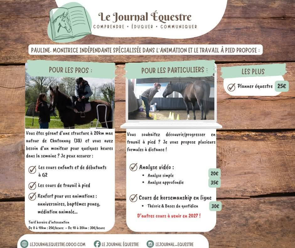 Monitrice equitation ind&eacute;pendante 