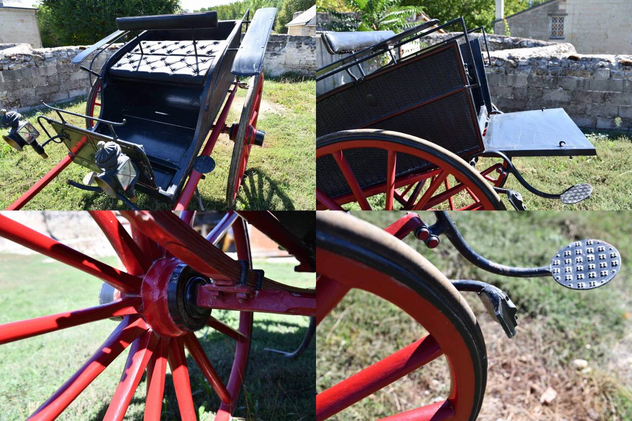 Dog-cart ancien 2 roues Leconte &ndash; Les Ponts-de-C&eacute; &ndash; com