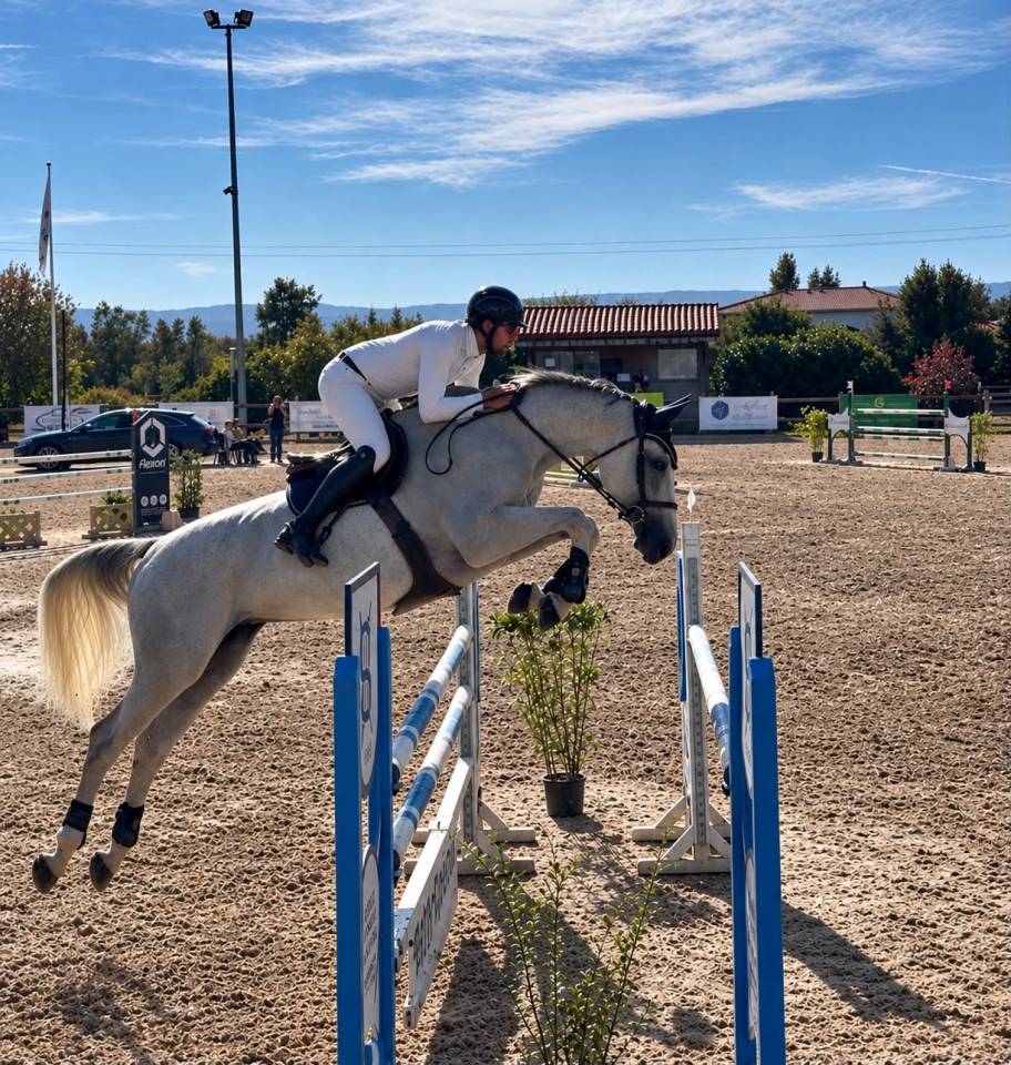 Hongre SF de 7 ans , sans faute 130 moyens 145