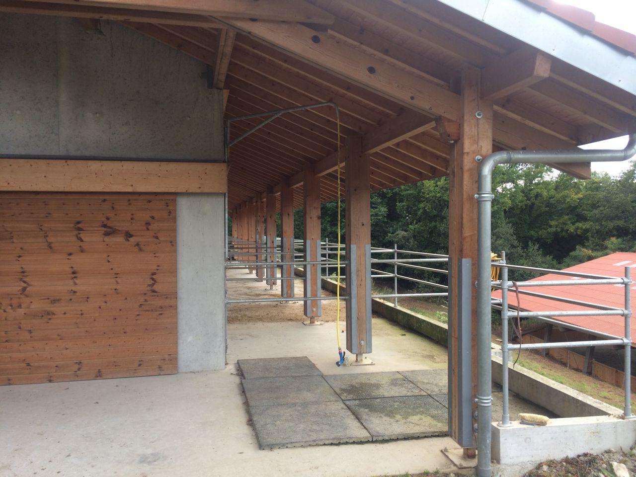 Pension en box avec terrasse