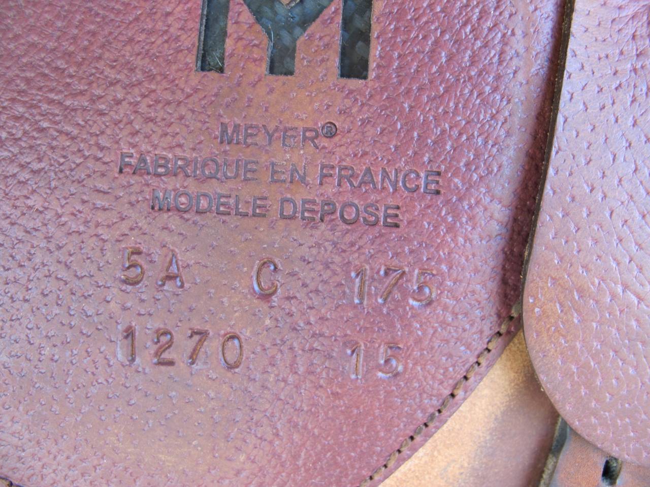 Selle Meyer Modèle Ponant Creuse 17,5 Quartiers 5A - Réf. 1270