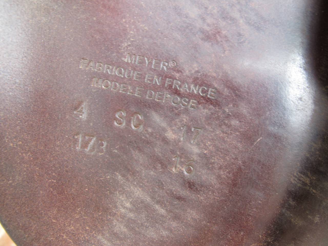 Selle Modèle Mistral Meyer Selles Semi Creuse 17 Q4 - Réf. 173