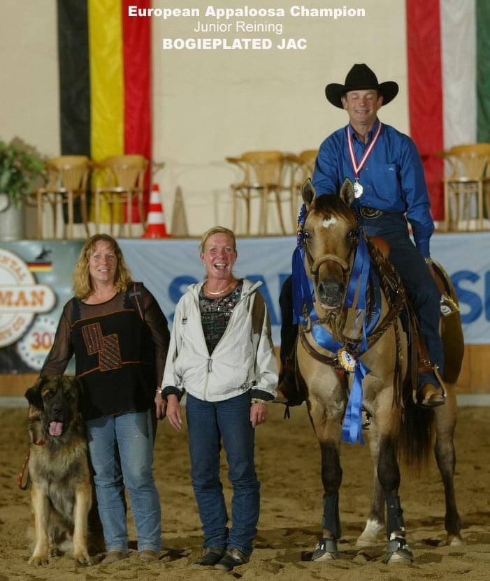 Bogieplated Jac Etalon Appaloosa Reining