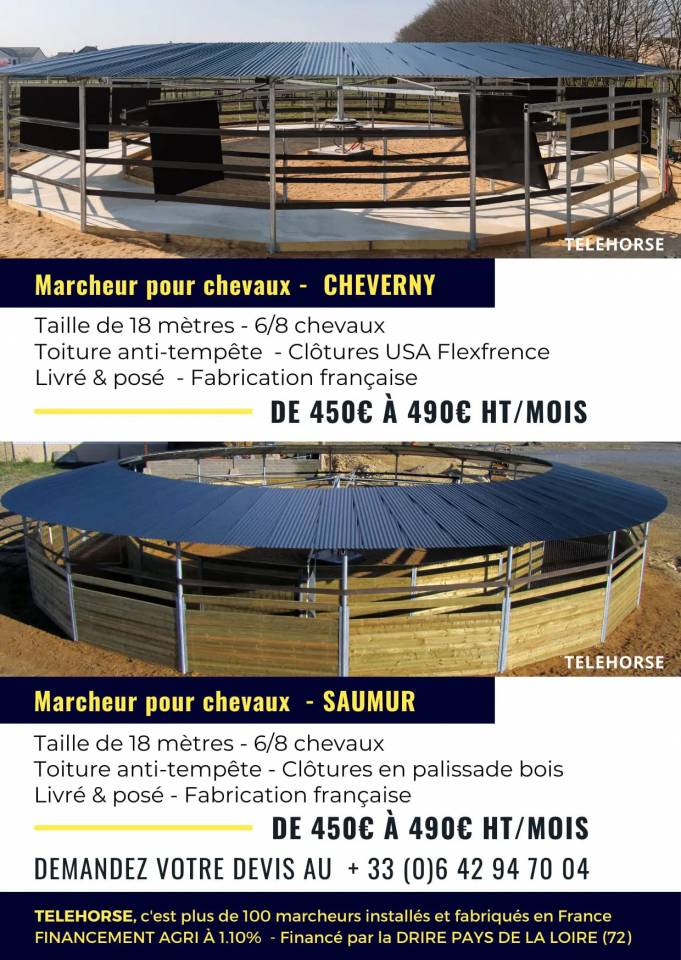  TELEHORSE.com …  constructeur de Marcheurs Ronds - Ova
