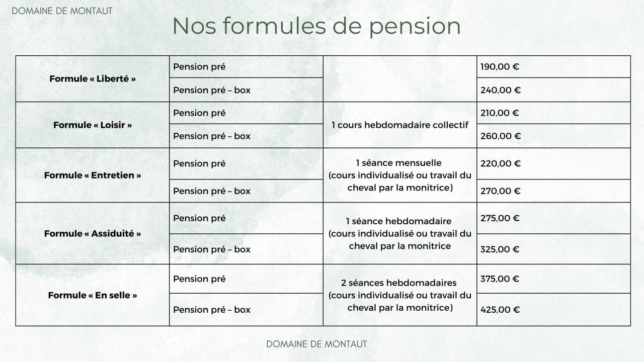 Pension équine - Domaine de montaut (09)