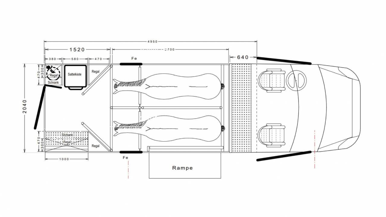 IVECO DAILY 50.210 MSG STABLEHOPPER XXL