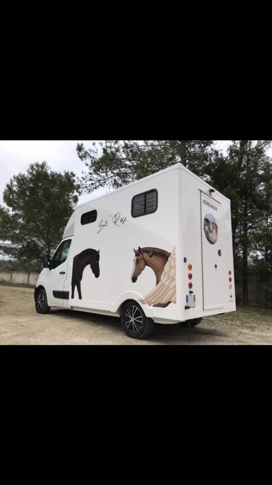 Transformation véhicule carrosserie transport chevaux