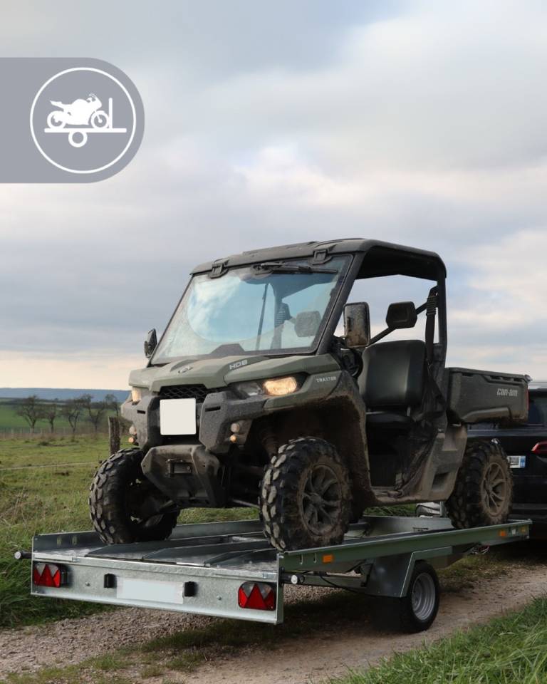 REMORQUE PORTE VOITURE - DEBON - NEUVE