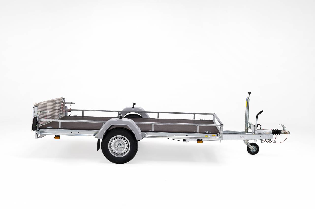 REMORQUE PLATEAU BASCULANT FREINEE - DEBON - NEUVE