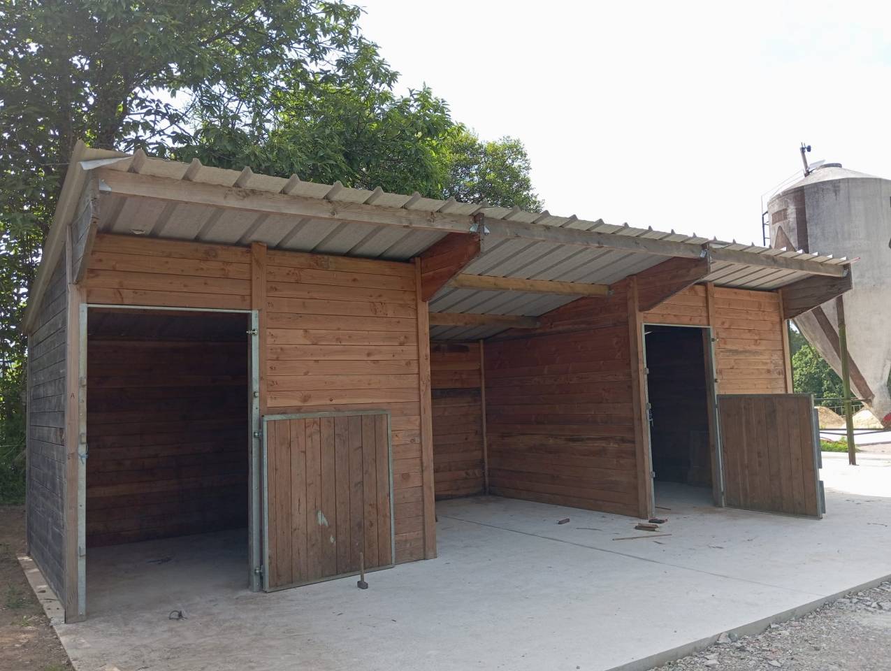 Pension au pr&eacute; et pension pr&eacute;/boxe