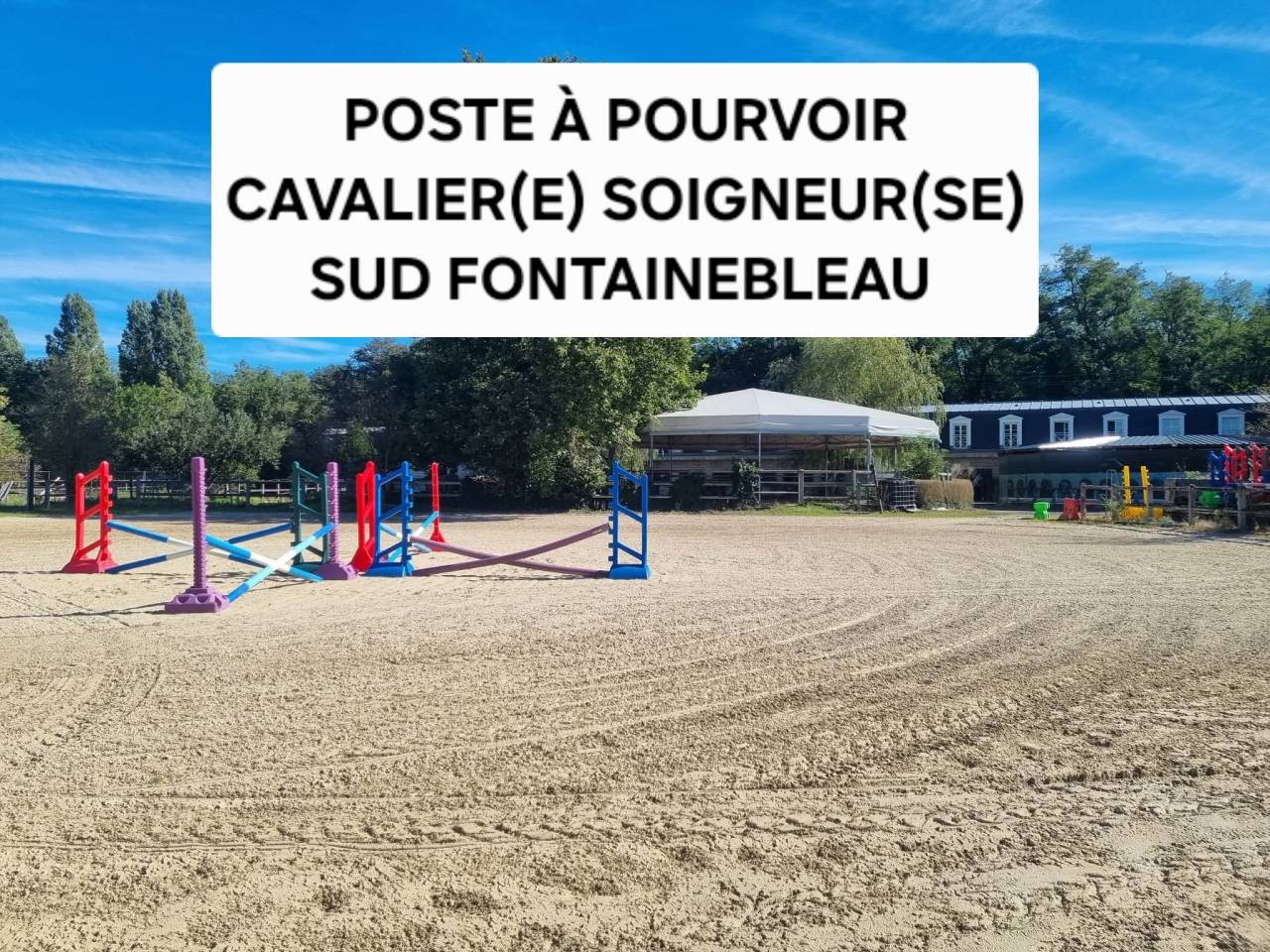 Recherche cavalier(e) soigneur(se)