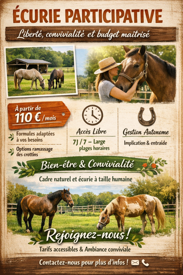 Ecurie participative sur Chateaurenard 