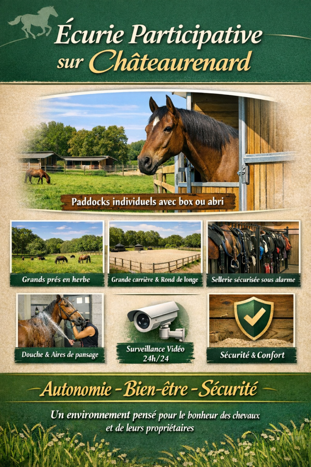 Ecurie participative sur Chateaurenard 