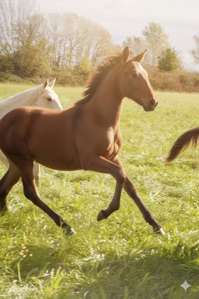 Poulain pp lusitanien