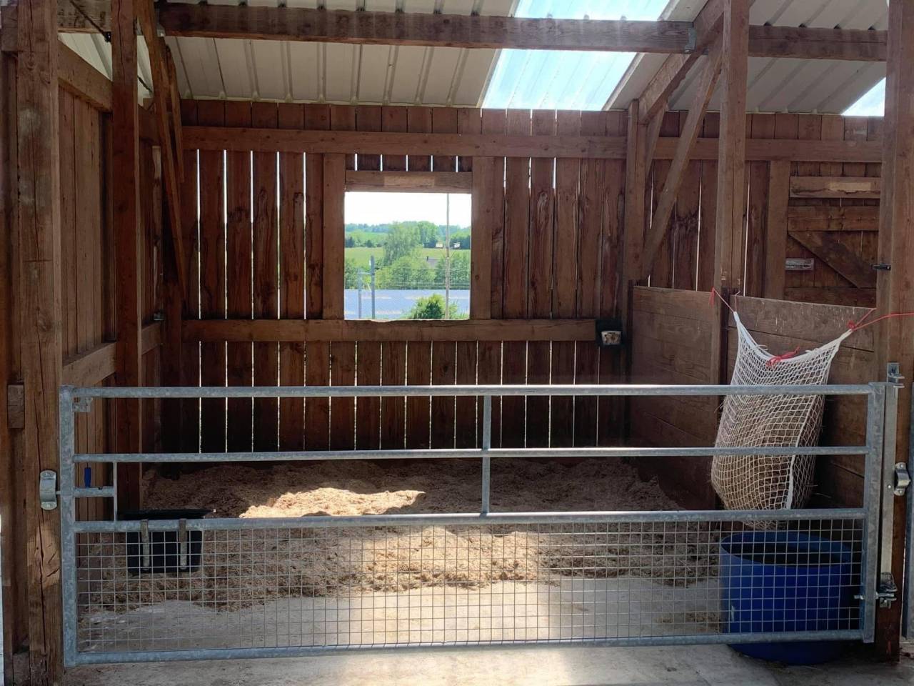 Pension cheval box / paddock 