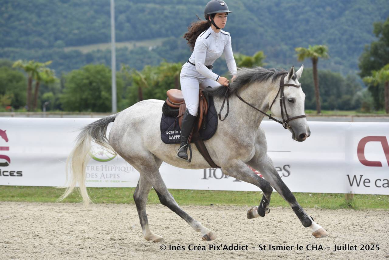 Jument de 5 ans tourne sur 110 cm 