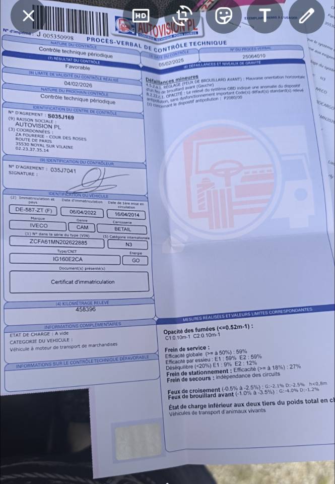 Vds camion 10 places