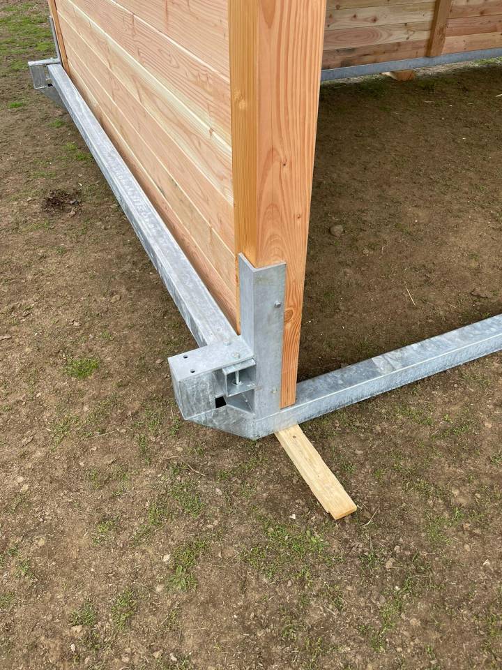 Abri déplaçable en bois Douglas