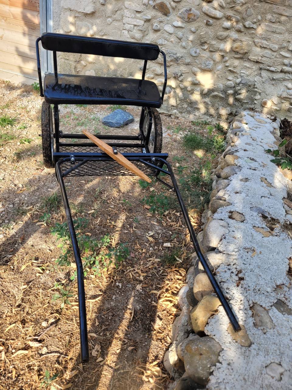 Attelage  2 roues shetland 