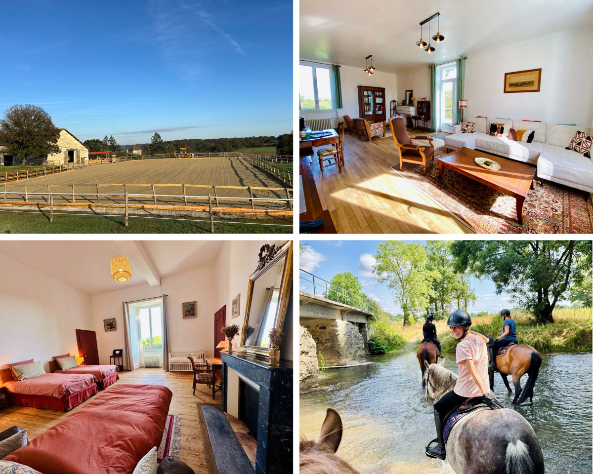 G&icirc;te &Eacute;questre - 6 Chambres - Piscine & Bain Nordique