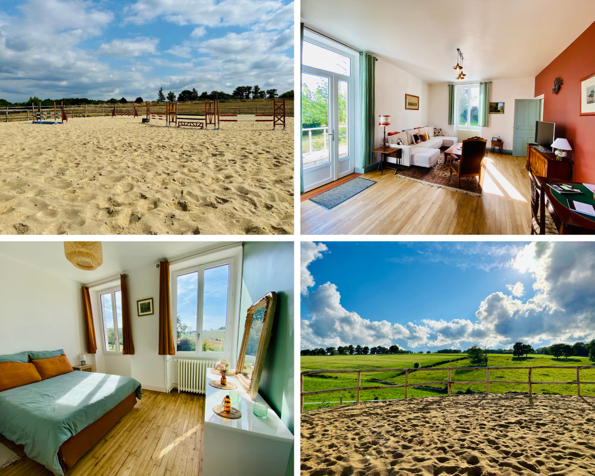 G&icirc;te &Eacute;questre - 6 Chambres - Piscine & Bain Nordique