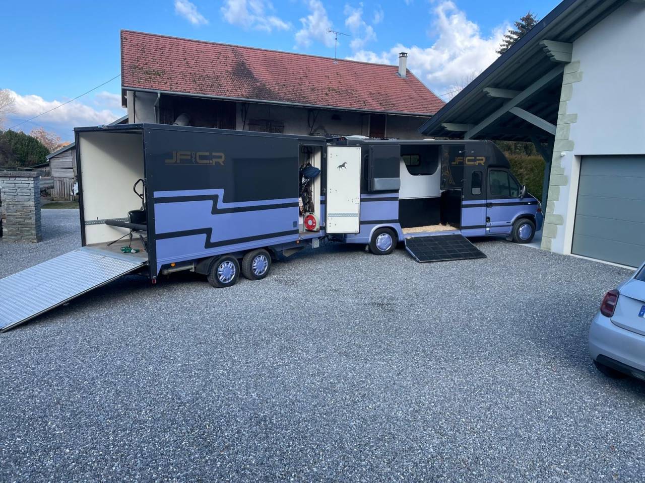 Vente ensemble camion VL & remorque bokmann