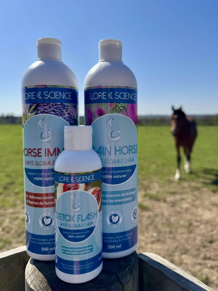 Aliments complémentaires 100% plantes pour vos chevaux