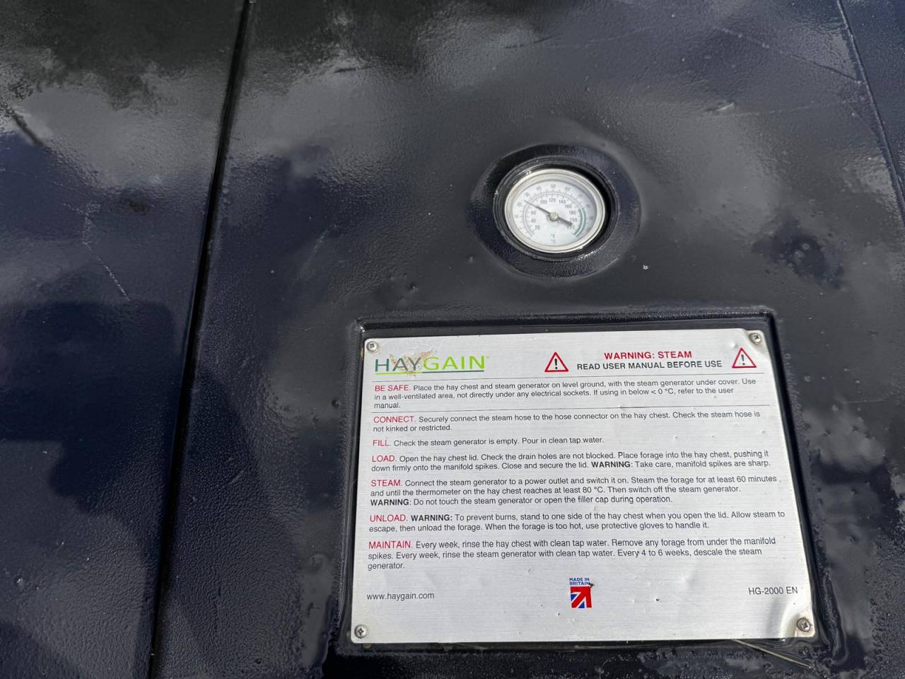 Purificateur de Foin HAYGAIN Grand Modèle