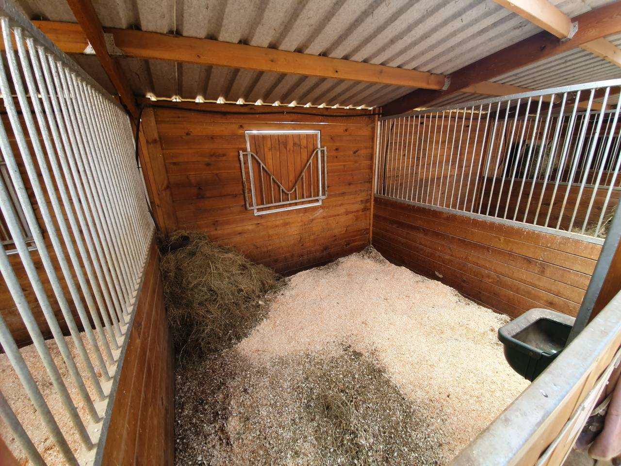 Pension pr&eacute; ou paddock/box