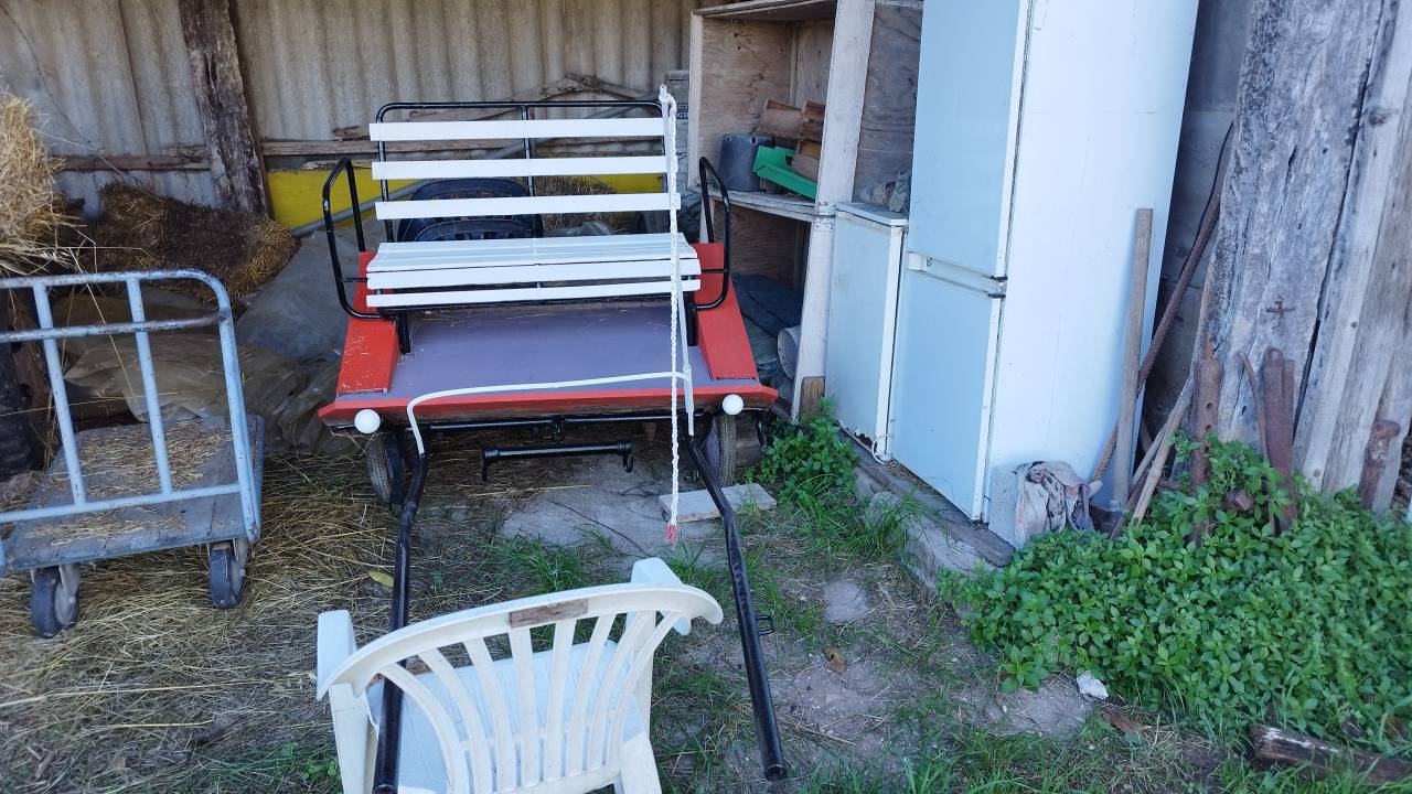 Carriole pour poneys ou chevaux 
