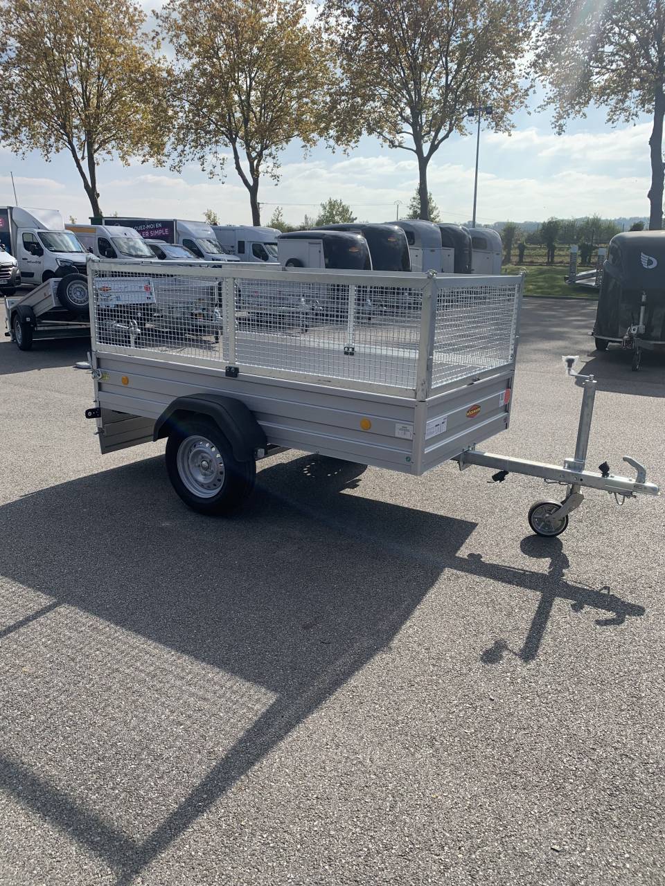 REMORQUE RIDELLES GRILLAGE 