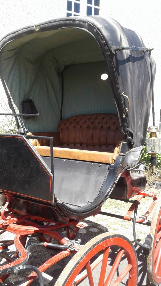 Calèche Phaeton restaurée – patrimoine vivant, prête à 