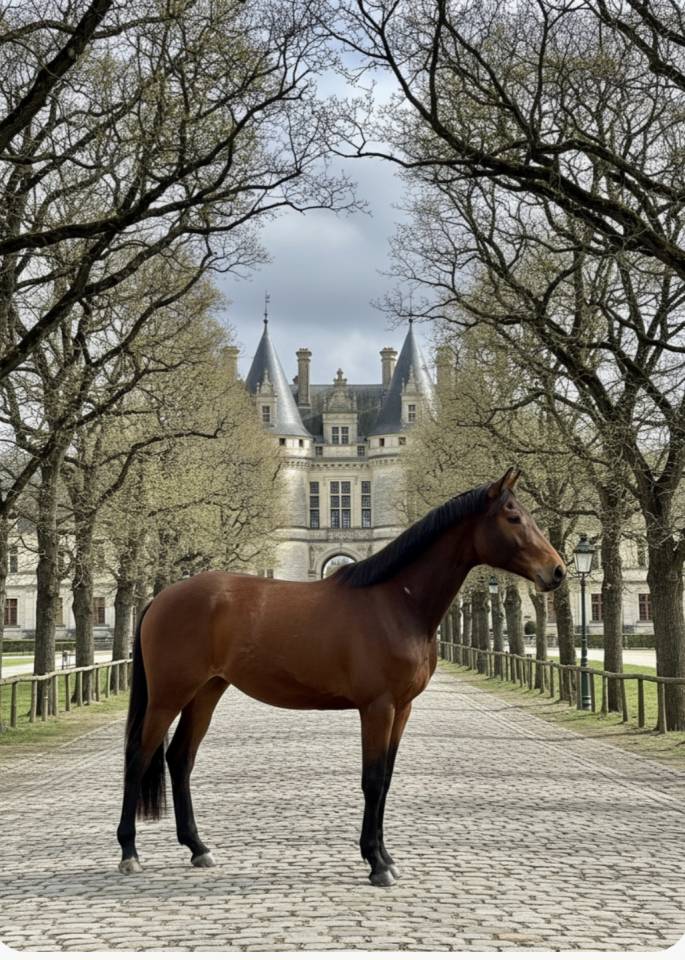 Jument Selle Fran&ccedil;ais par Cooper- Diamant 