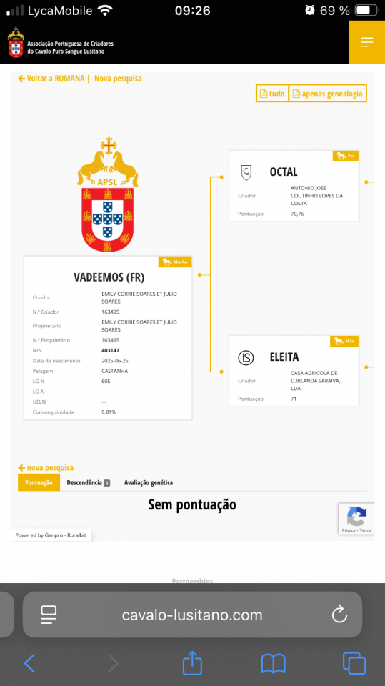 Vadeemos - poulain PSL 