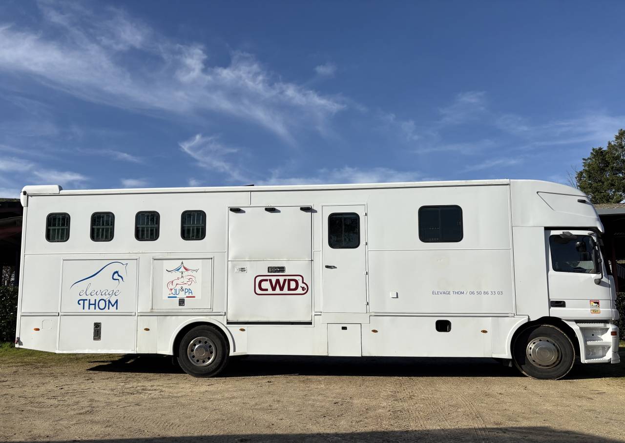 Camion chevaux 7places